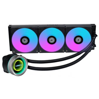  СВО Lian Li GA II Trinity 360 Black (GA2T36B) / (G89.GA2T36B.R0) 3x120mm ARGB PWM Fans 