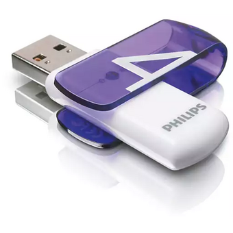  USB-флешка PHILIPS FM04FD05B/97 4GB Vivid2.0 4GB, USB 2.0 