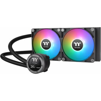  СВО Thermaltake TH240 V2 Ultra ARGB (CL-W383-PL12SW-A) Soc-AM5/AM4/1151/1200/1700 Al+Cu Ret 