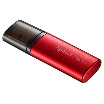  USB-флешка 32GB Apacer AH25B AP32GAH25BR-1 USB 3.1 Gen 1, Red/Black, Metal case, (916280) RTL 