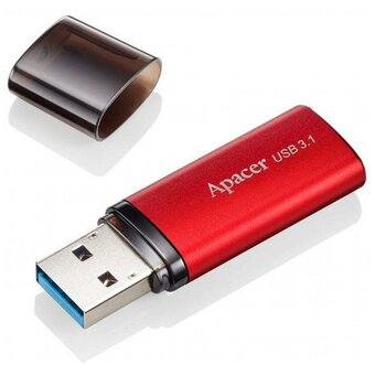  USB-флешка 32GB Apacer AH25B AP32GAH25BR-1 USB 3.1 Gen 1, Red/Black, Metal case, (916280) RTL 