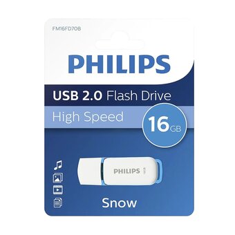  USB-флешка PHILIPS FM16FD70B/97 16GB Snow2.0 16GB, USB 2.0 