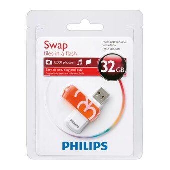  USB-флешка PHILIPS FM32FD05B/97 32GB Vivid2.0 32GB, USB 2.0 