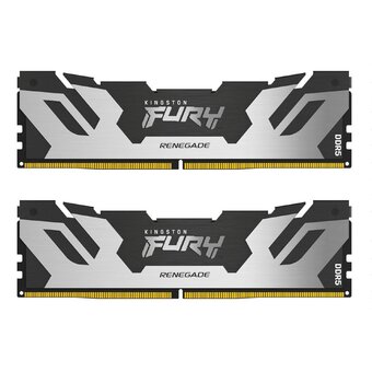  ОЗУ Kingston Fury Renegade Silver/Black 96GB (KF564C32RSK2-96) DDR5 6400 XMP Non-ECC Unbuffered DIMM (Kit 2*48gb) 2RX8 32-39-39 1.4V 288-pin 24Gbit 