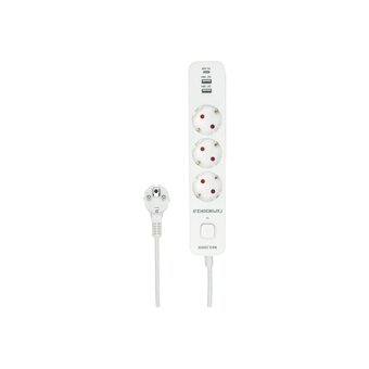  Сетевой фильтр Гарнизон EPS-3-CU2-W-2 2.0 белый (21448) 
