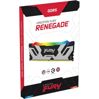  ОЗУ Kingston Fury Renegade XMP RGB KF564C32RSAK2-96 DDR5 2x48GB 6400MHz RTL Gaming PC5-51200 CL32 DIMM 288-pin 1.4В dual rank с радиатором Ret 