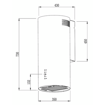  Вытяжка Weissgauff Gracia 70 WH 