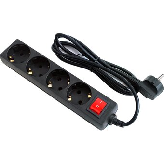  Сетевой фильтр 5bites SP4B-218 Black 