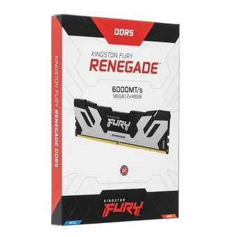  ОЗУ Kingston Fury Renegade Silver XMP (KF560C32RSK2-96) 96GB 6000MT/s DDR5 CL32 DIMM (Kit of 2) 
