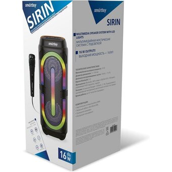 Портативная акустика SMARTBUY Sirin SBS-5480 черный 