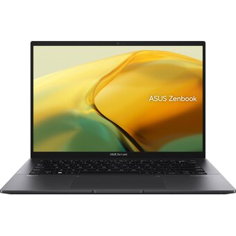  Ноутбук ASUS UM3402YA-KP845 (90NB0W95-M01KB0) 14"/WQXGA/IPS/400N/60Hz/Ryzen 5 7430U/16GB/SSD512GB/AMD Radeon/FingerPrint/Backlit/DOS/Jade Black 