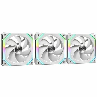  Комплект вентиляторов (3шт.) Lian Li Uni Fan SL120 V2 White /UF-SL120V2-3W/ (G99.12SLV23W.R0) 120x120x28мм (PWM, ARGB, 250-2000 об/мин, 29.2dBa) 