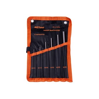  Набор выколоток AV Steel AV-275006 6 предметов в сумке 