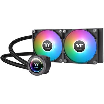  СВО Thermaltake TH240 V2 ARGB (CL-W361-PL12SW-A) Soc-AM5/AM4/1151/1200/1700 Al+Cu Ret 