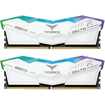  ОЗУ TEAMGROUP T-Force Delta RGB (FF4D548G6400HC32ADC01) DDR5 48GB (2x24GB) 6400MHz CL32 (32-39-39-84) 1.35V / White 