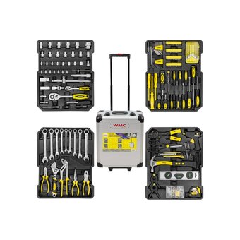  Набор инструментов WMC TOOLS WMC-40287 (57276) в алюминиевом кейсе (287 предметов) 
