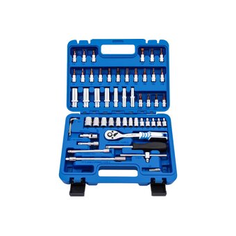  Набор инструментов GOODKING B-10053 53 предмета 1/4" трещотка 