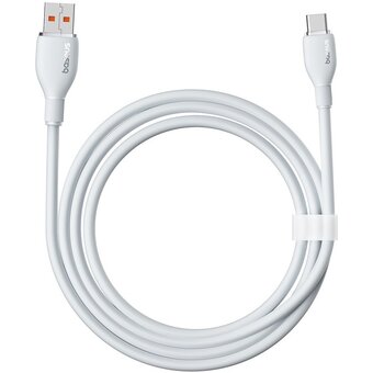  Дата-кабель Baseus Pudding (P10355703221-00) Fast Charging USB to Type-C 100W 1.2m Stellar White 