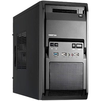  Корпус CHIEFTEC Libra LT-01B-OP без БП, черный, mATX 