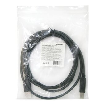  Кабель Defender USB04-06p.bag (83763) USB2.0 для соединения 1.8м AM/BM пакет 
