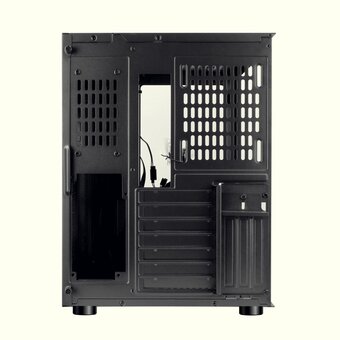  Корпус Ginzzu V520 RGB подсветка, закаленное стекло 1*USB 3.0,1*USB 2.0, AU ATX 