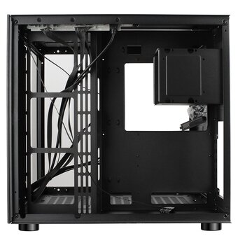  Корпус Ginzzu V520 RGB подсветка, закаленное стекло 1*USB 3.0,1*USB 2.0, AU ATX 