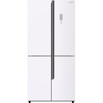  Холодильник Weissgauff WCD 450 White Rock Glass NoFrost Inverter 