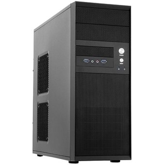  Корпус CHIEFTEC Mesh CQ-01B-U3-OP без БП, черный, ATX 