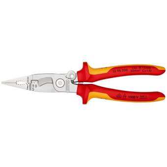  Клещи электромонтажные KNIPEX KN-1396200SB VDE, 6-в-1 