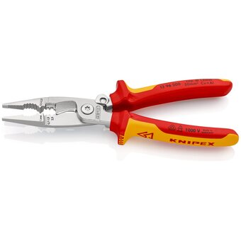  Клещи электромонтажные KNIPEX KN-1396200SB VDE, 6-в-1 