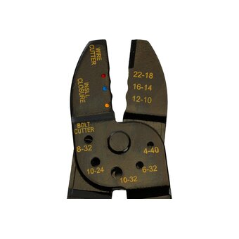  Пресс-клещи STEKKER 49614 многофункциональные (от 0,75 до 6 мм2), красный 