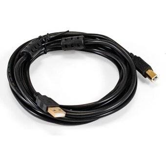  Кабель ExeGate EX-CCF-USB2-AMBM-4.5 EX294748RUS USB 2.0 Am/Bm 4,5м 2 фильтра 