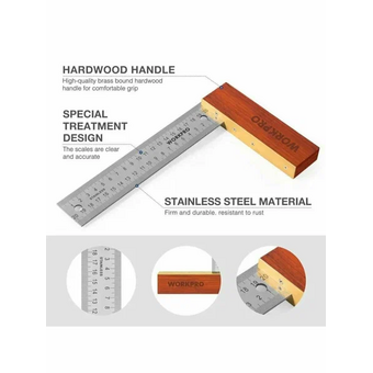  Угольник WORKPRO WP264004 200мм 