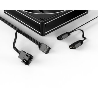 Вентилятор ID-COOLING AF-127-ARGB-K Trio (3 in 1) 120x120x27мм (PWM, резиновые углы, черный, 500-2000об/мин) BOX 