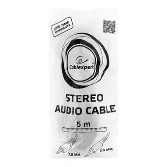  Кабель аудио Gembird CCA-404-5M джек3.5/джек3.5 5.0м 