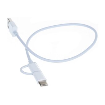  Кабель XIAOMI Mi 2-in-1 USB Cable Micro-USB to Type-C 30cm SJV4083TY 