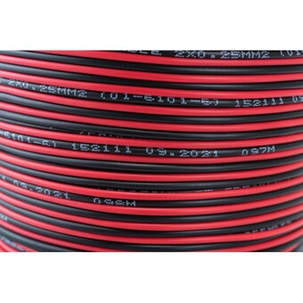  Кабель акустический PROconnect 01-6101-6 2х0,25мм² красно-черный 100м 