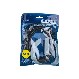  Кабель Perfeo U4401 USB2.0 A вилка - А вилка 1,8м 
