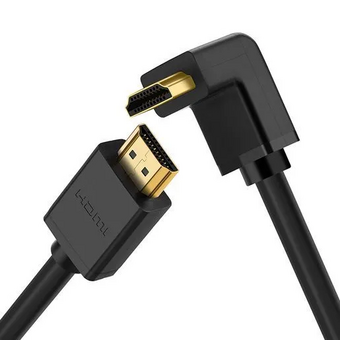  Кабель UGREEN HD103 10173 HDMI Cable Right Angle 90 Degree 2m black 