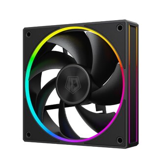  Вентилятор ID-COOLING AF-127-ARGB-K Trio (3 in 1) 120x120x27мм (PWM, резиновые углы, черный, 500-2000об/мин) BOX 
