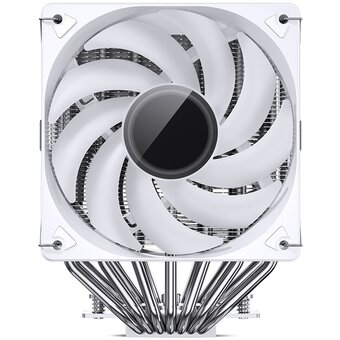  Кулер JONSBO CR-3000 ARGB White LGA20XX/1700/1200/115X/AM5/AM4 (TDP 260W, PWM, 2 x 120mm Black Fan, 7 тепловых трубок, медная база, белый) 