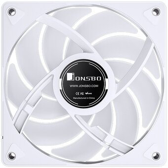  Кулер JONSBO CR-3000 ARGB White LGA20XX/1700/1200/115X/AM5/AM4 (TDP 260W, PWM, 2 x 120mm Black Fan, 7 тепловых трубок, медная база, белый) 