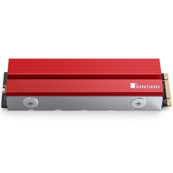  Радиатор для SSD M.2 2280 JONSBO M.2-6 Red (красный) 