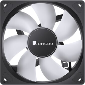  Вентилятор JONSBO SL-925 92х92х25мм (PWM, ARGB LED, 800-2200об/мин, черный) Retail 