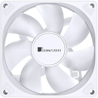  Вентилятор JONSBO SL-925W 92х92х25мм (PWM, ARGB LED, 800-2200об/мин, белый) Retail 