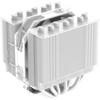  Кулер ID-COOLING SE-207-XT Slim Snow LGA20XX/1700/1200/115X/AM5/AM4 (TDP 220W, PWM, 7 тепл.трубок + медная база, 1 x Fan 120mm, белый) Ret 