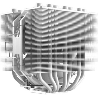  Кулер ID-COOLING SE-207-XT Slim Snow LGA20XX/1700/1200/115X/AM5/AM4 (TDP 220W, PWM, 7 тепл.трубок + медная база, 1 x Fan 120mm, белый) Ret 