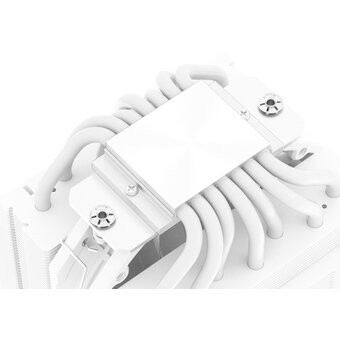  Кулер ID-COOLING SE-207-XT Slim Snow LGA20XX/1700/1200/115X/AM5/AM4 (TDP 220W, PWM, 7 тепл.трубок + медная база, 1 x Fan 120mm, белый) Ret 