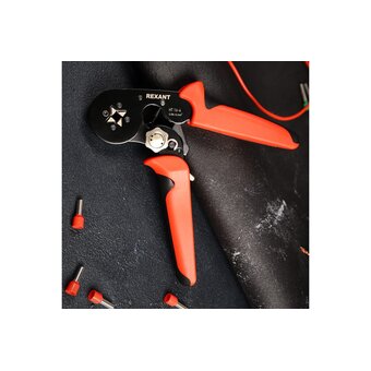  Кримпер REXANT HT 16-4 (12-3216-1) для обжима штыревых наконечников 0.08-16.0 кв. мм с регулятором усилия 