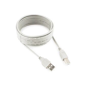  Кабель Gembird CCF-USB2-AMBM-15 USB 2.0 PRO 4.5м AM/BM позол.конт., фер.кол., пакет 